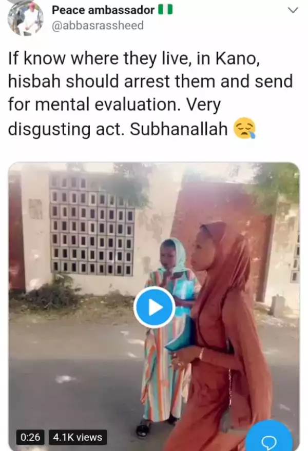 Muslim Man Wants These 2 Young Ladies Arrested For Doing This (Photos)
